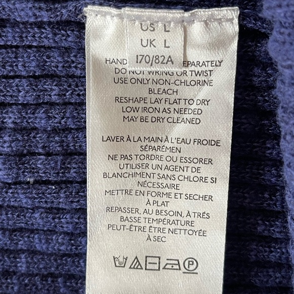 Free People beach sweater knit blue joggers - Picture 11 of 13